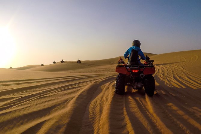 2hr COMBO - 1hr Lie-down Sandboarding and 1hr Quad Bike ride - Starting at Desert Explorers in Swakopmund