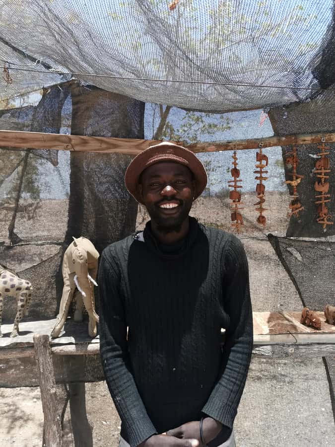 Elephant Adventure with Herson - a native of Damaraland - Why the private setup works so well