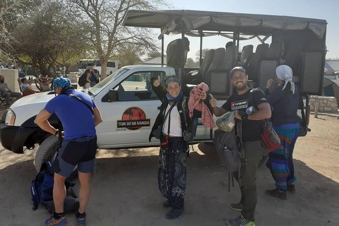 ETOSHA PARK SAFARI with local guides in 9-seater 4x4s - Waterholes, Dry Roads, and the African Massage