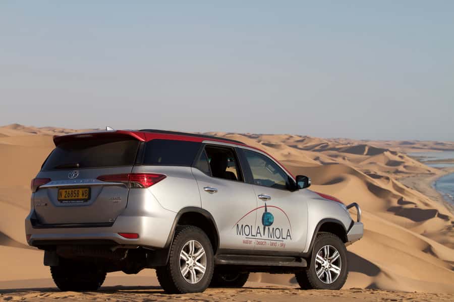 From Walvis Bay: Sandwich Harbor 4x4 Tour - From Walvis Bay lagoon to the open desert