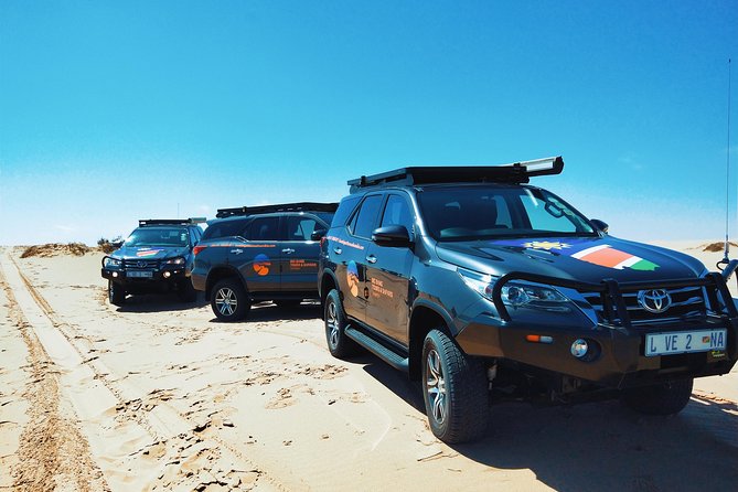 Sandwich Harbour 4x4 Adventure - Climbing the dunes above the Atlantic