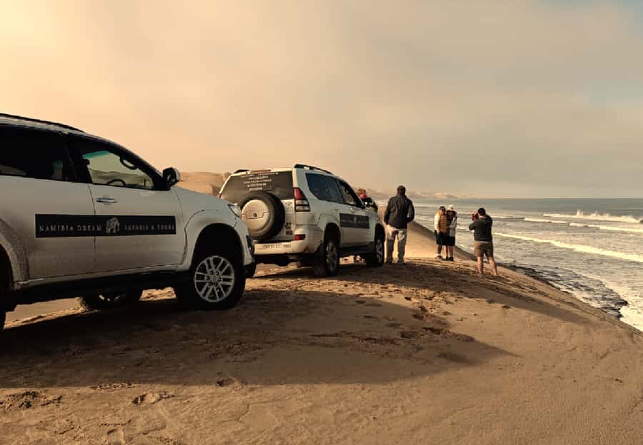 Sandwich Harbour 4x4 Guided Tour - Pink salt lakes and the Walvis Bay salt works