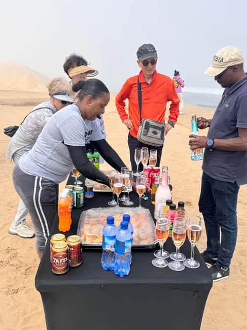 Sandwich Harbour Experience – Where Dunes Kiss the Ocean - A Gourmet Picnic in the Dunes