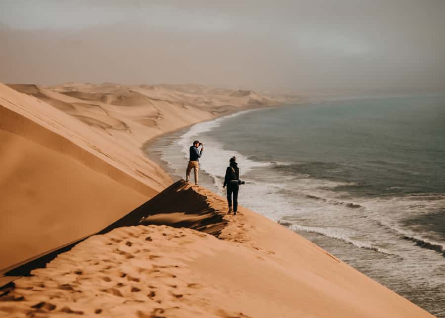 Sandwich Harbour Full Day 4x4 Adventure - The coastal run along Paaltjies Road
