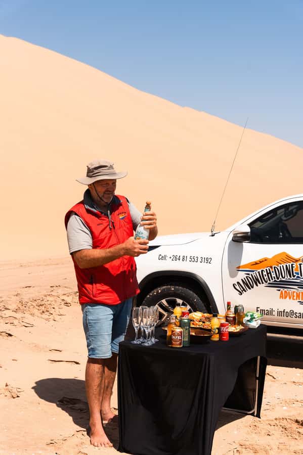 Sandwich Harbour Half Day Tour - A serious snack platter in the desert