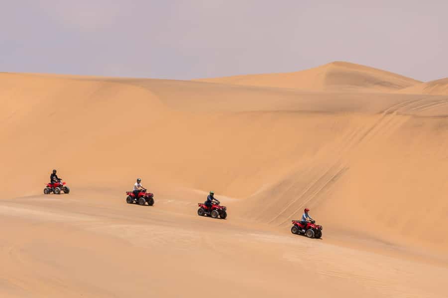 Swakopmund: Desert Dunes Quad Biking with Optional Sandboard - Climbing Big Billy via the Roller Coasters