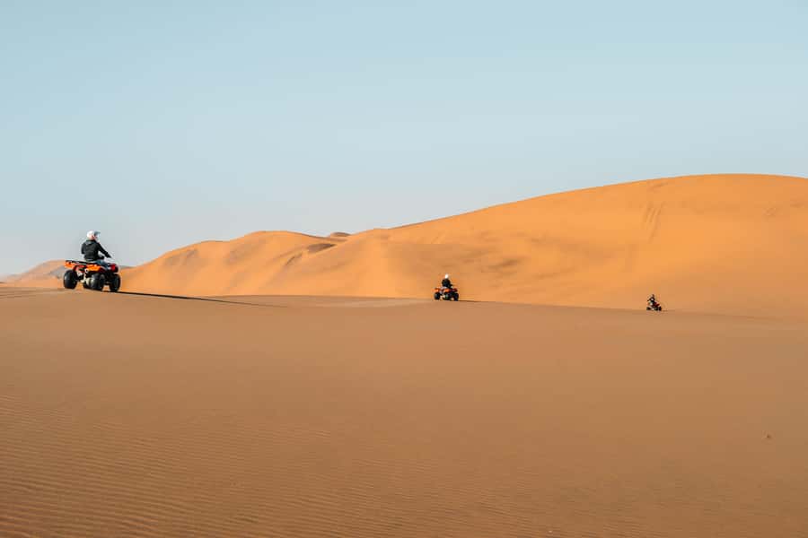 Swakopmund: Desert Dunes Quad Biking with Optional Sandboard - Safety, Guides, and Family Considerations
