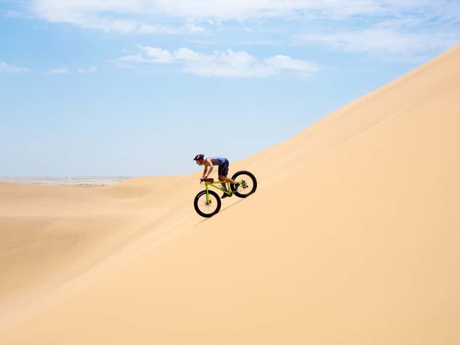 Swakopmund: Scenic Desert Bike Tour - The thrill of the downhill runs