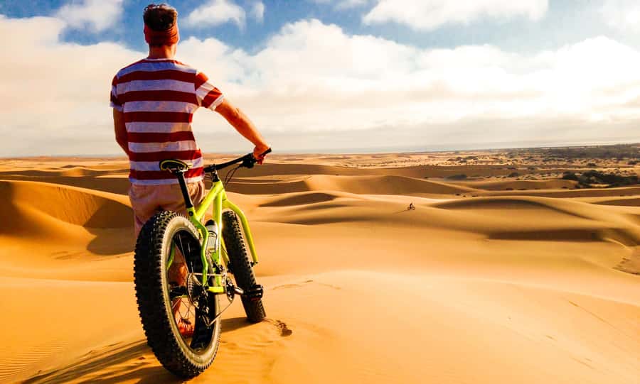 Swakopmund: Scenic Desert Bike Tour - Views of desert, sea, and Swakopmund