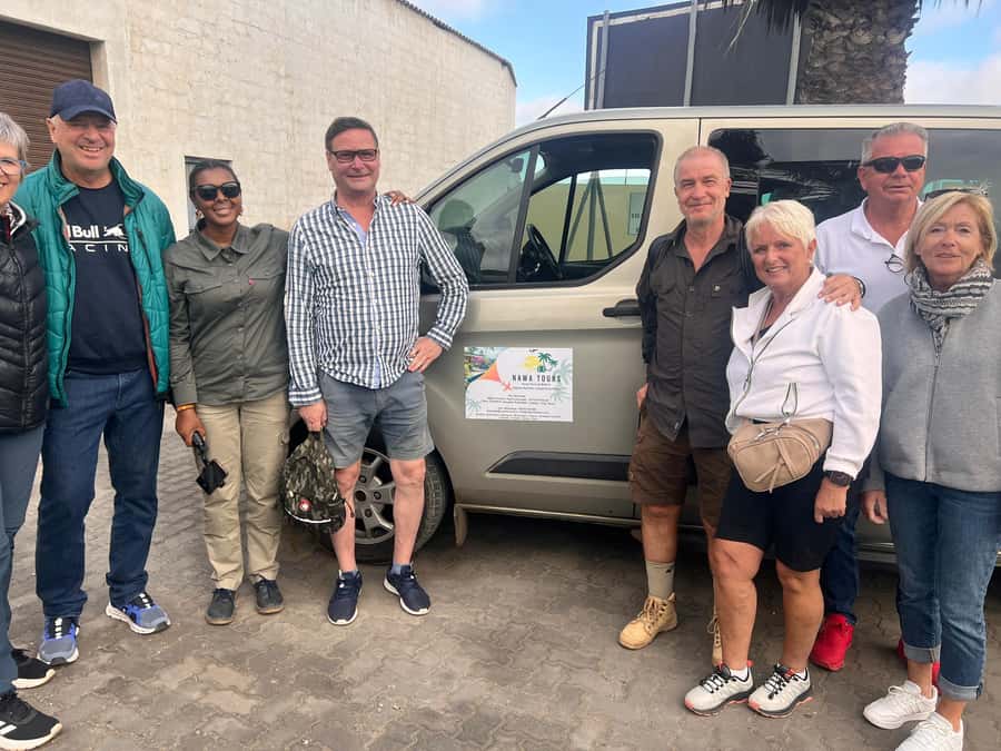 Walvis Bay: Half-Day Tour with Dune 7 and Pink Lake - Swakopmund Jetty and the final hour