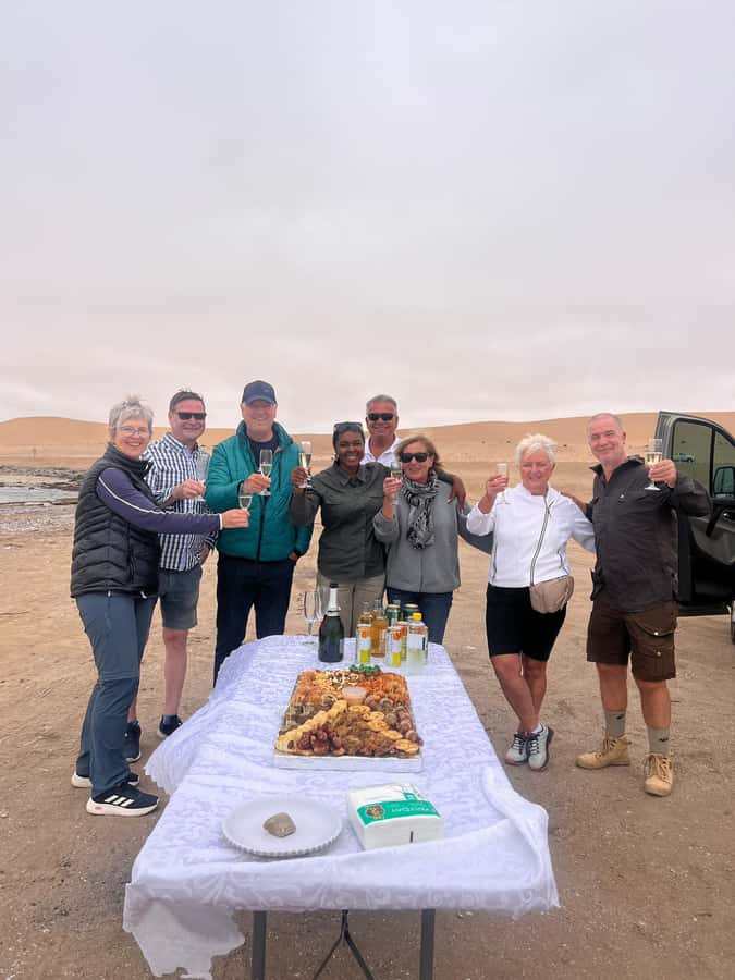 Walvis Bay: Half-Day Tour with Dune 7 and Pink Lake - Snacks, comfort, and what to pack