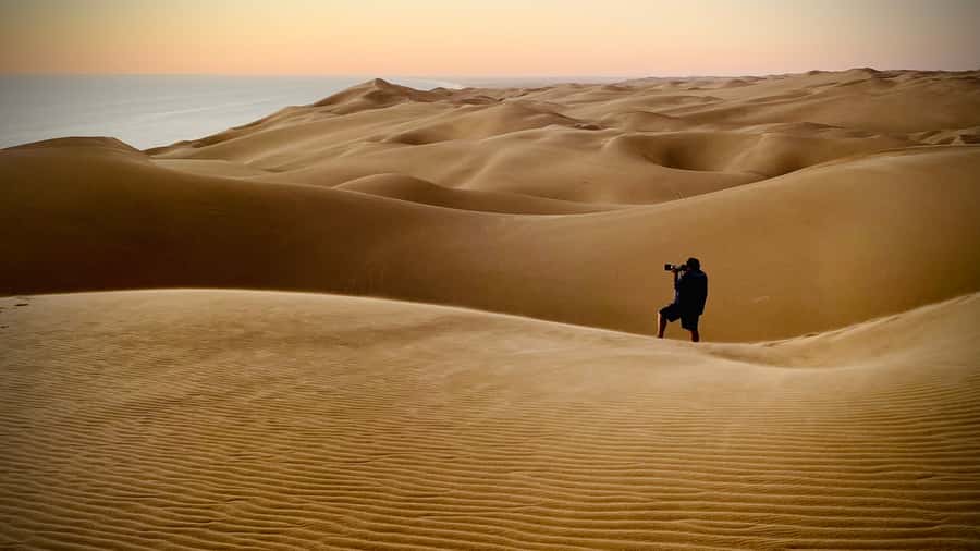 Walvis Bay: Sandwich Harbour Sunset Photography Tour - The beach route to Sandwich Harbour