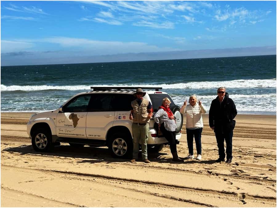 Walvisbay: Sandwich Harbour SUNSET Tour-End It Beautifully - Guides, safety, and the human side of the trip
