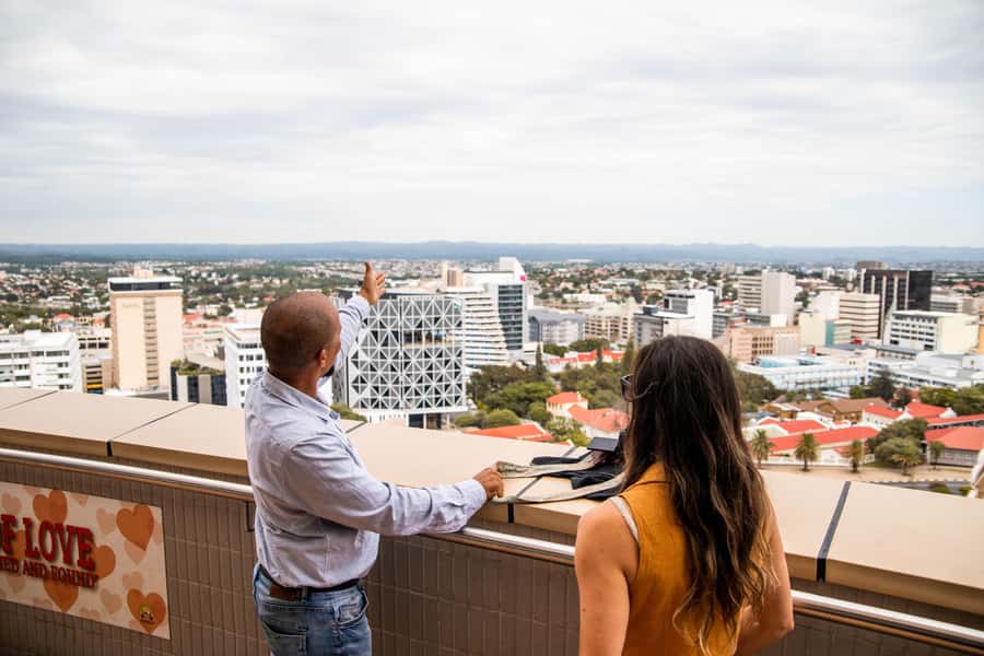 Windhoek: City and Township Tour - Parliament Gardens and the old railway station