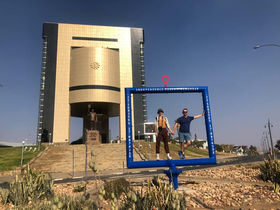 Windhoek: City & Township tour. Vehicle, guide, kapana - Parliament Gardens and the first view of central Windhoek